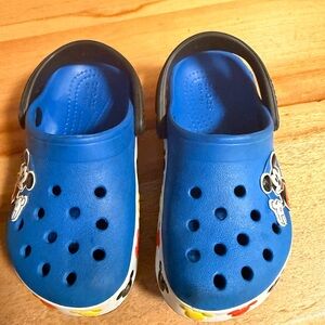 Mickey toddler Blue Crocs